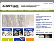 Tablet Screenshot of processum.se